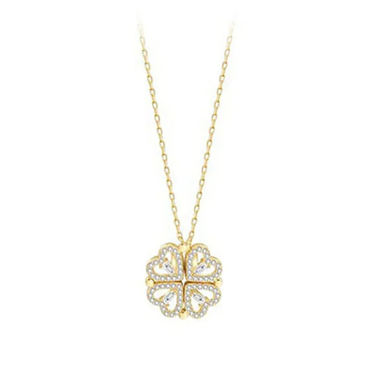 Clover Hearts Necklace